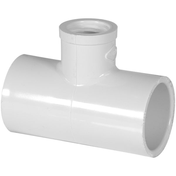 1" x 1" x 1/2" Tee PVC Sch. 40 Slip