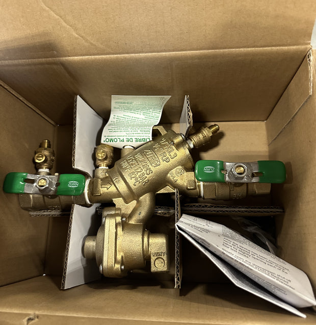 Zurn 3/4 inch RPZ backflow